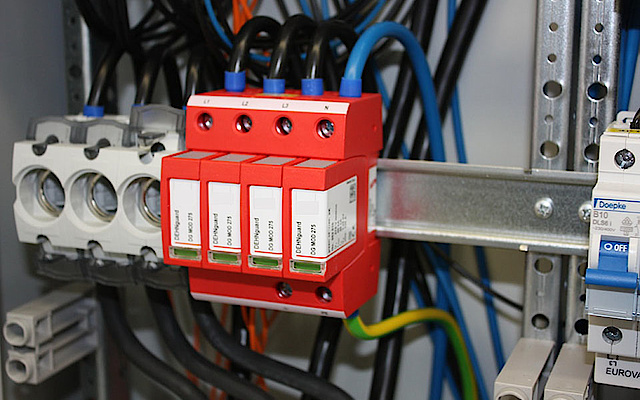 Über­spannungs­schutz bei Michael Haas Elektrotechnik in Hersbruck